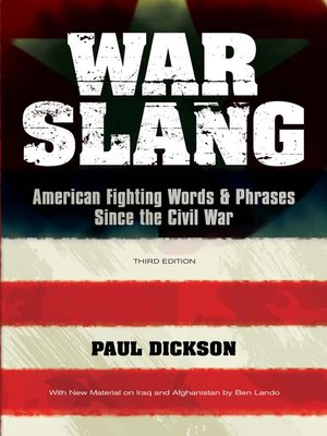cover image of War Slang